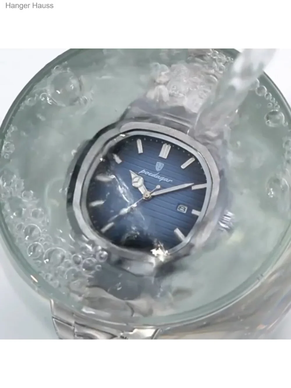 Men's Stainless Steel Quartz Watch Luminous Water Resistant Business